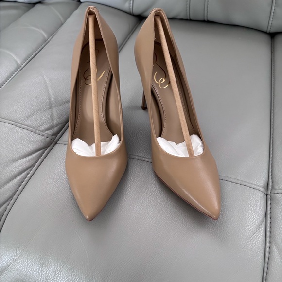 Sam Edelman Hazel Pointed Toe Nude Pump 4” Heels Retails $150 Size 7M NIB - Picture 2 of 7